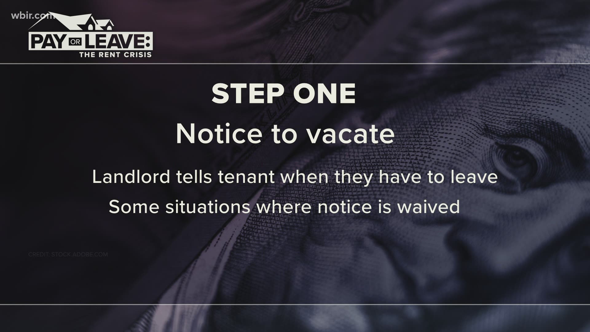 Legal Aid of East Tennessee and the City of Knoxville says landlords need to take a series of steps before renters have to leave their homes.