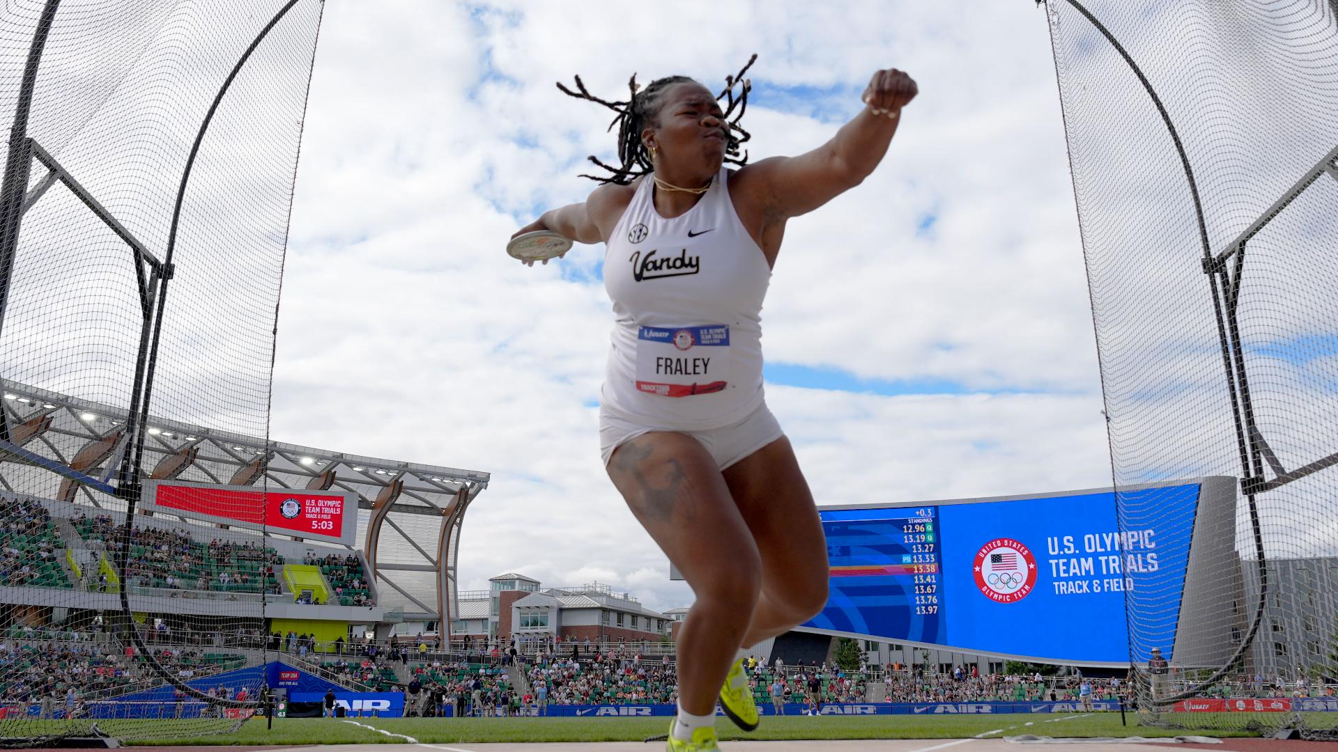 Vanderbilt's discus thrower and Olympian Veronica Fraley recently said she wasn't going to have enough money to make rent this month.