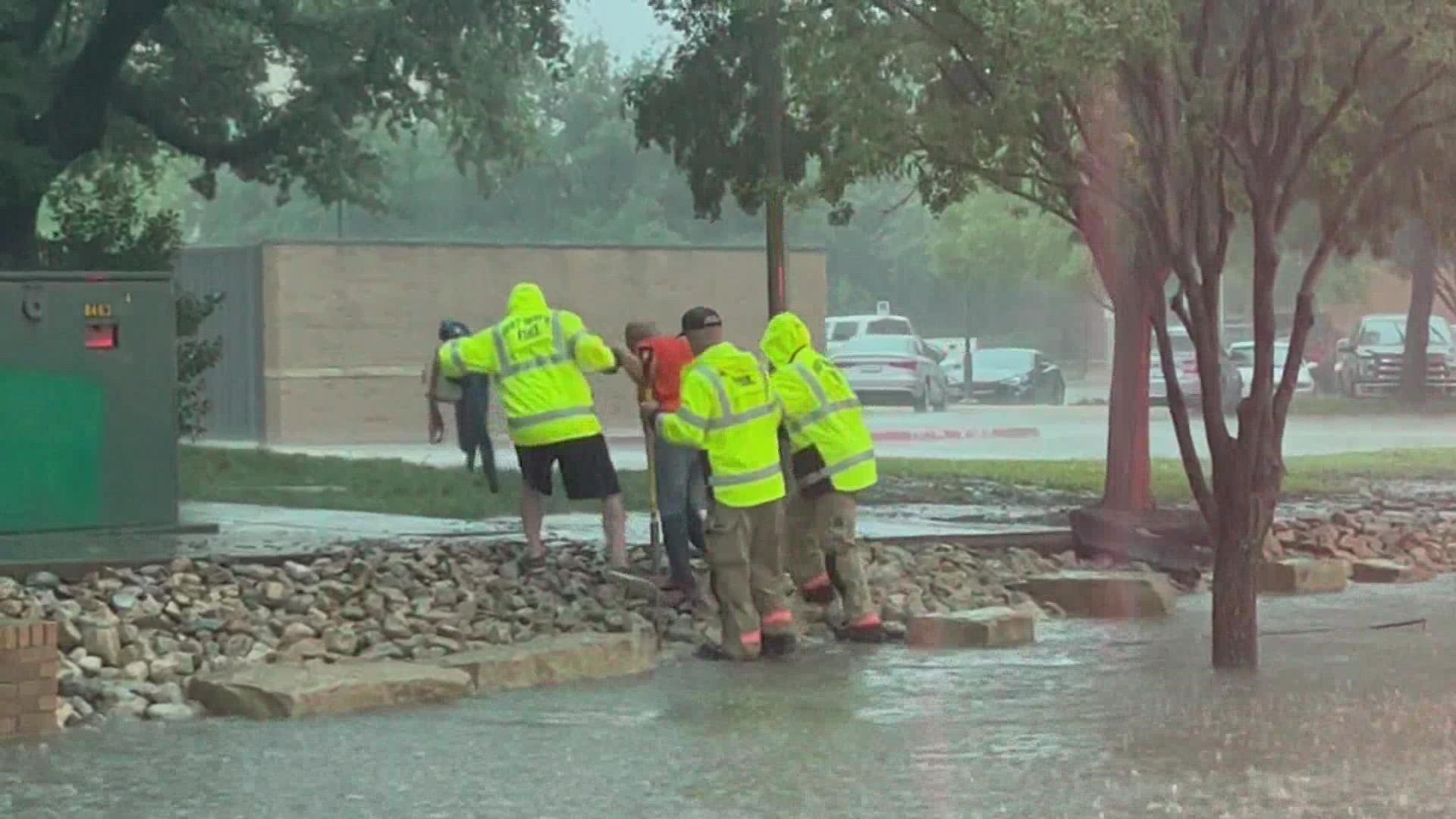 Photos: Heavy overnight rains lead to severe flooding in Dallas | kvue.com