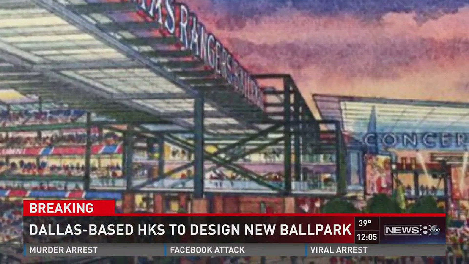 HKS Designs New Ballpark for MLB's Texas Rangers