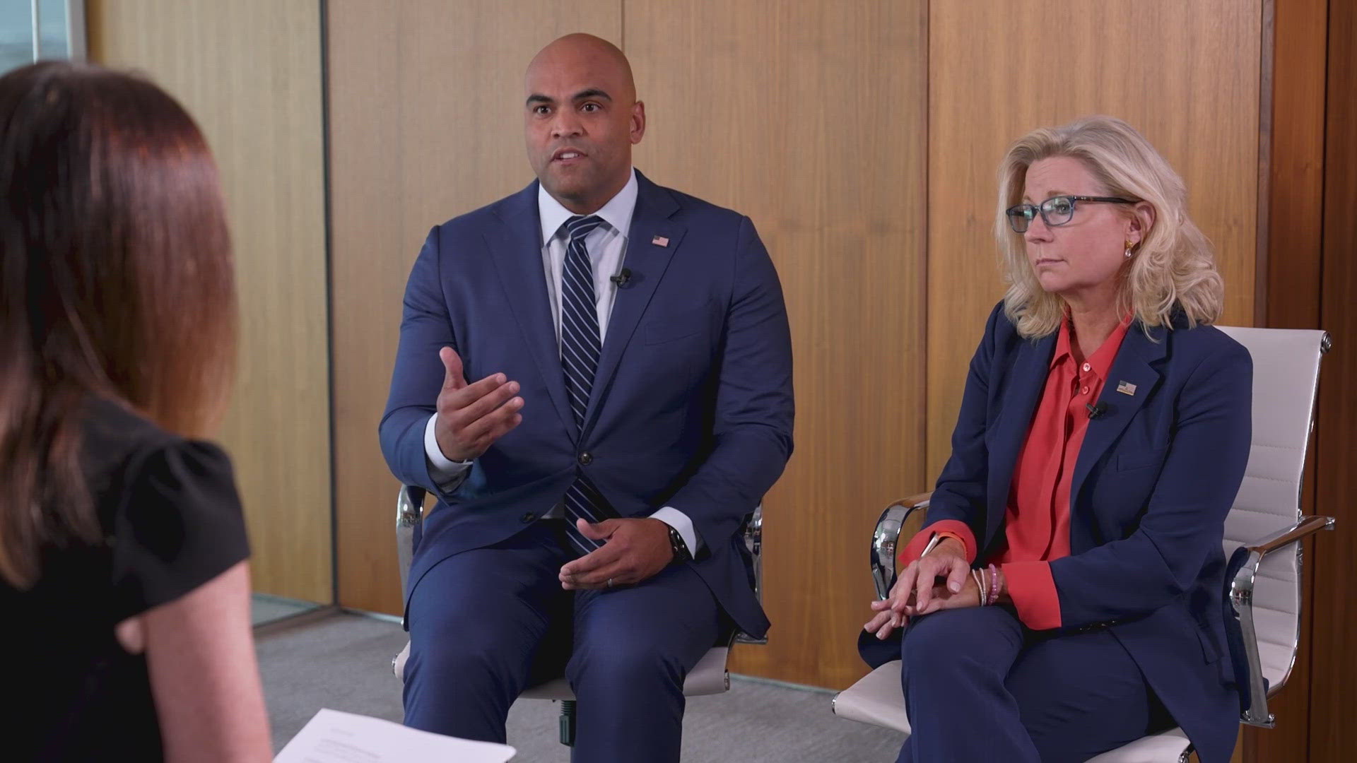 In a WFAA exclusive interview, we sit down with Liz Cheney who recently endorsed Democrat Colin Allred for U.S. Senate over Ted Cruz.