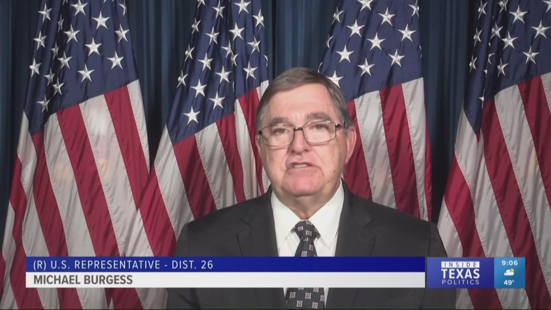 Congressman Michael Burgess (R-TX) says he’s been sounding the alarm in D.C. for weeks that lawmakers need to take the COVID-19 situation seriously.