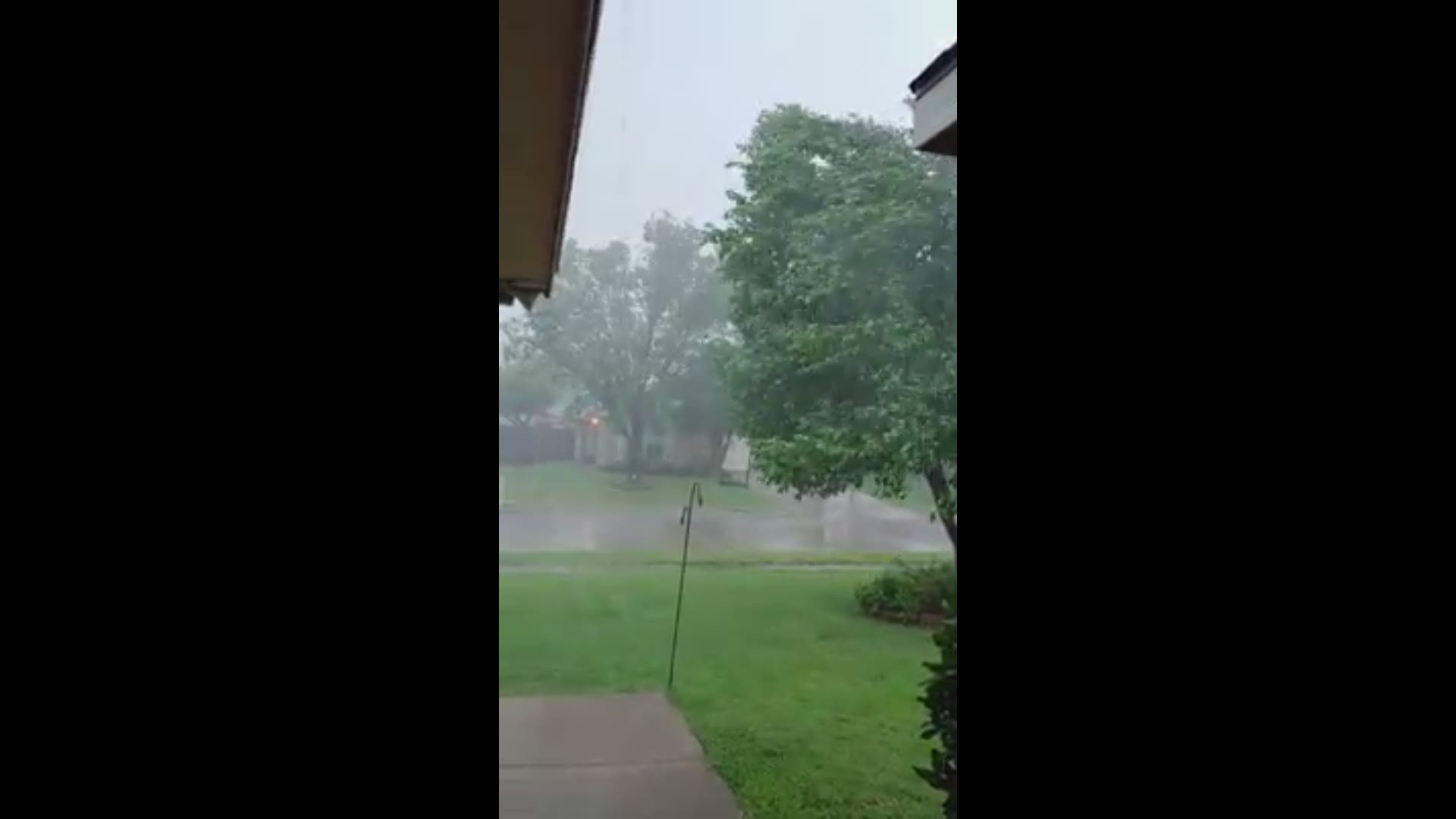 A viewer sent us this video of wind in Little Elm.
