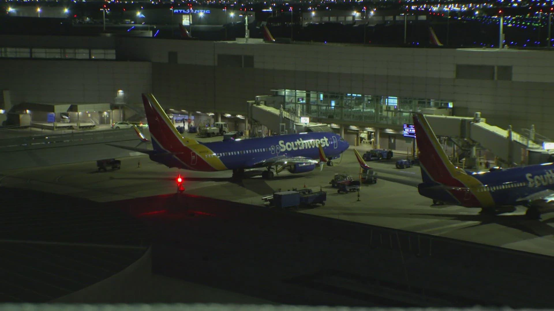 An investigation is underway in Dallas to find out who shot at a Southwest Airlines plane getting ready to take off to Indiana.