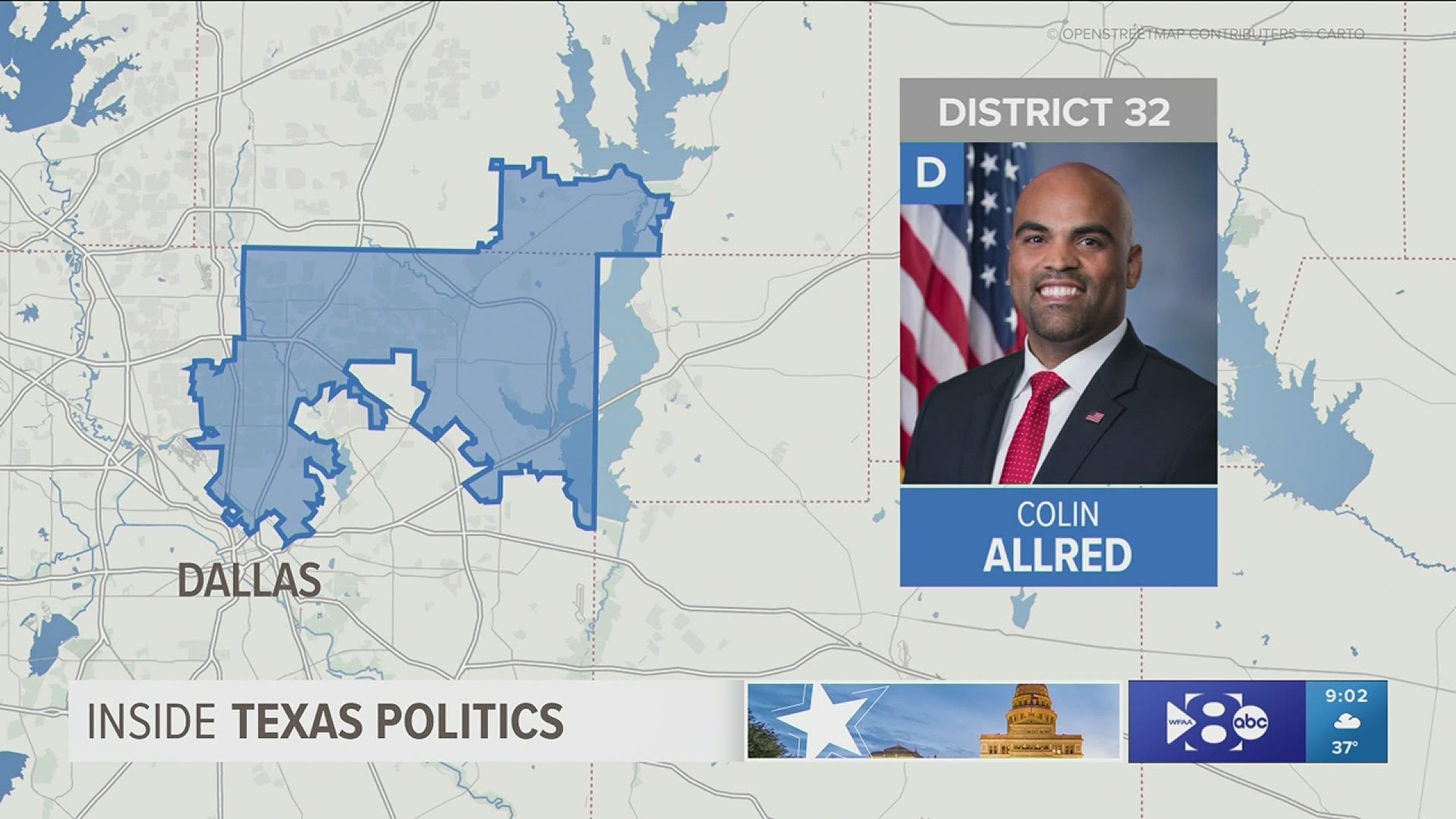 U.S. Rep. Colin Allred, a Democrat from Dallas, talks about all the issues Congress is facing this week from his office at the U.S. Capitol.