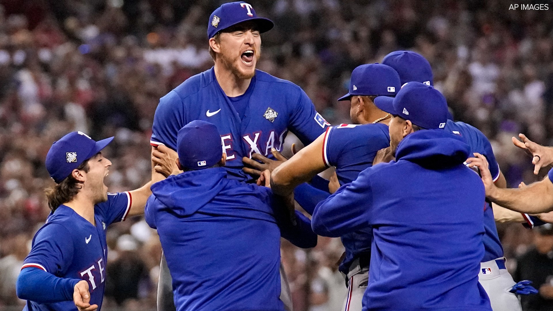 Eric Nadel, the longtime radio voice of Texas Rangers, delivered the call for the Rangers' World Series win. Courtesy of Texas Rangers.