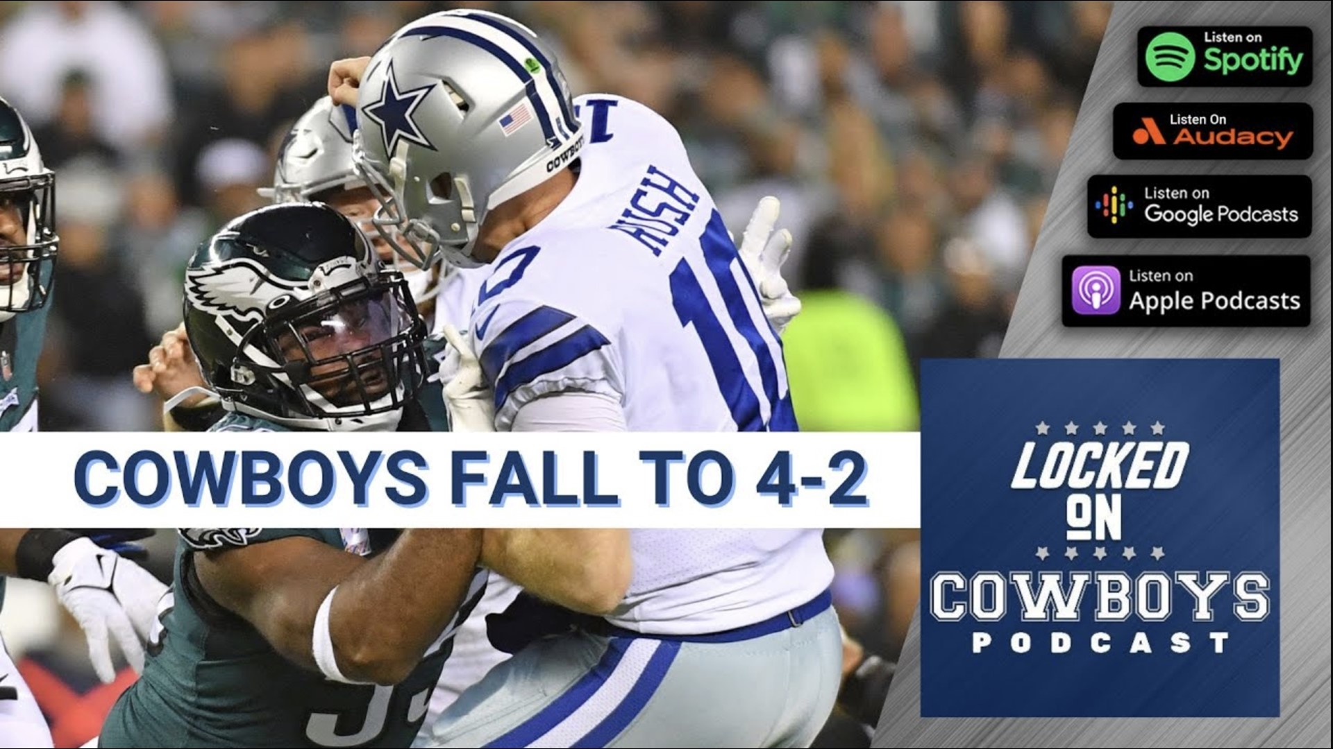 Marcus Mosher and Landon McCool discuss the Week 6 loss by the Dallas Cowboys. How poorly did Cooper Rush play against the Eagles?