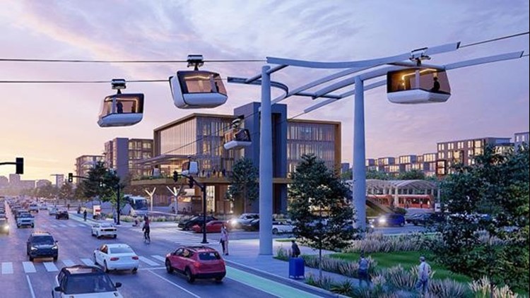 One North Texas city has submitted application for high-tech gondolas to help with traffic congestion