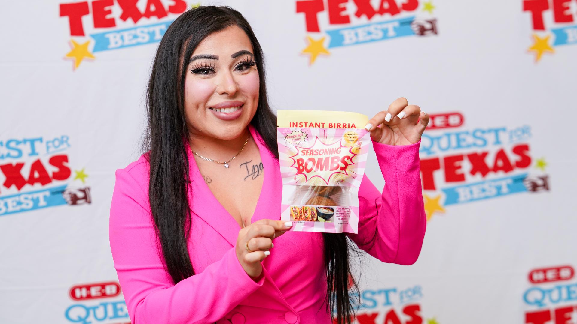 Birria Seasoning Bombs from Austin-based Birria Queen won the $25,000 grand prize and will be featured on H-E-B store shelves.