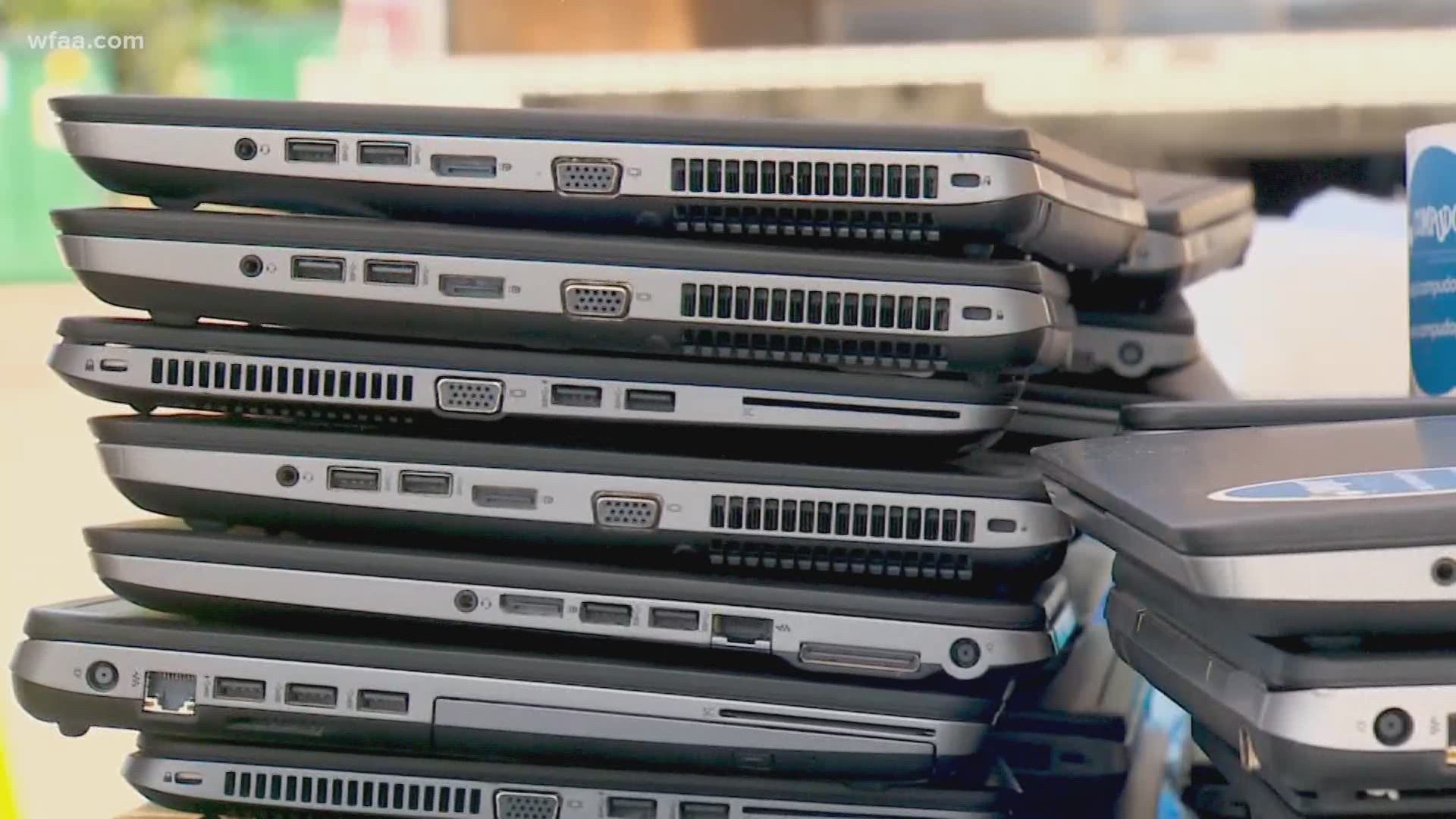 Some families where sharing one computer between two, three or four kids at the end of the last school year.