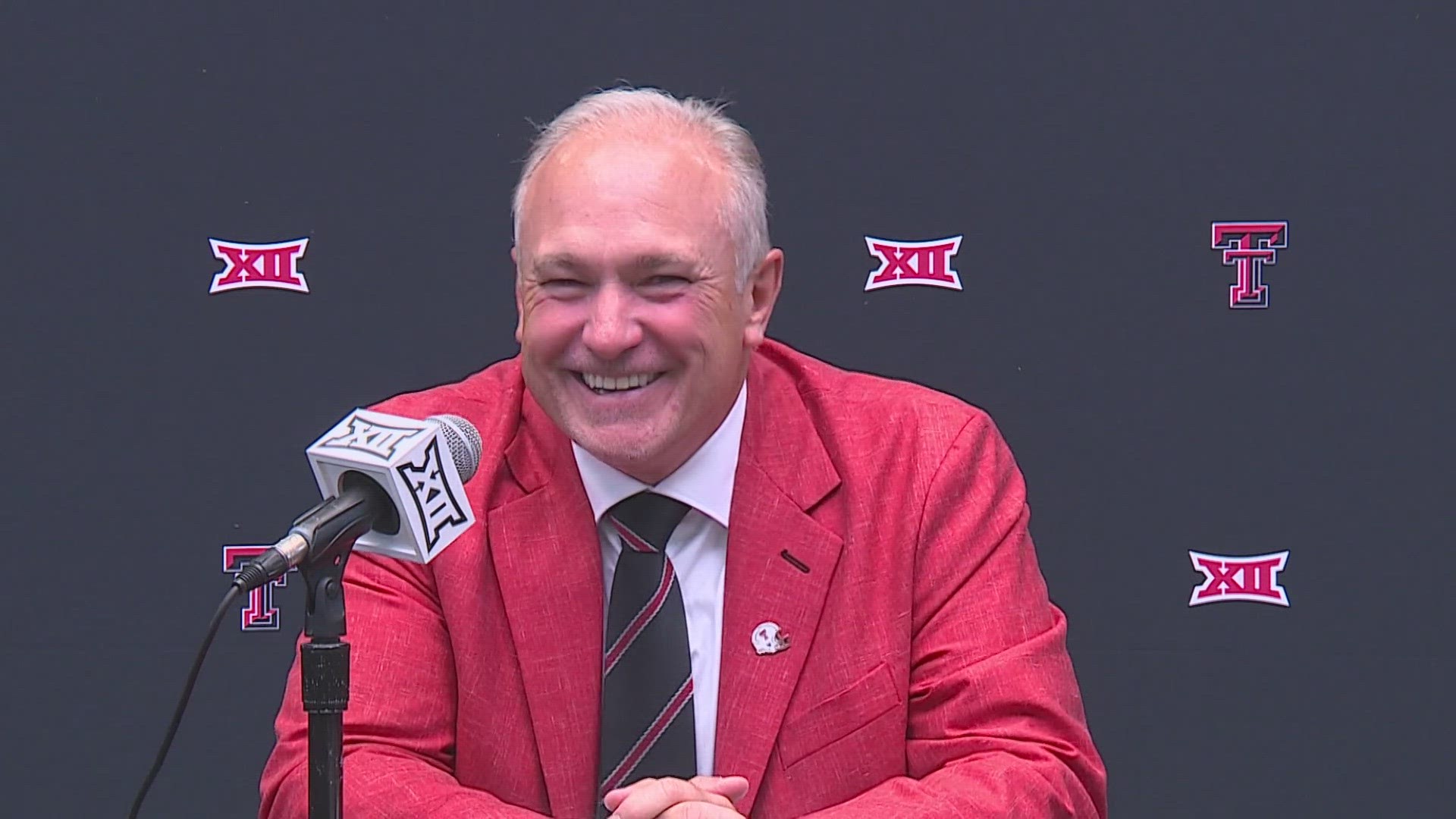 Texas Tech head coach Joey McGuire leads the Red Raiders into his second season. At Big 12 Media Days, we spoke with McGuire and his players about his leadership.