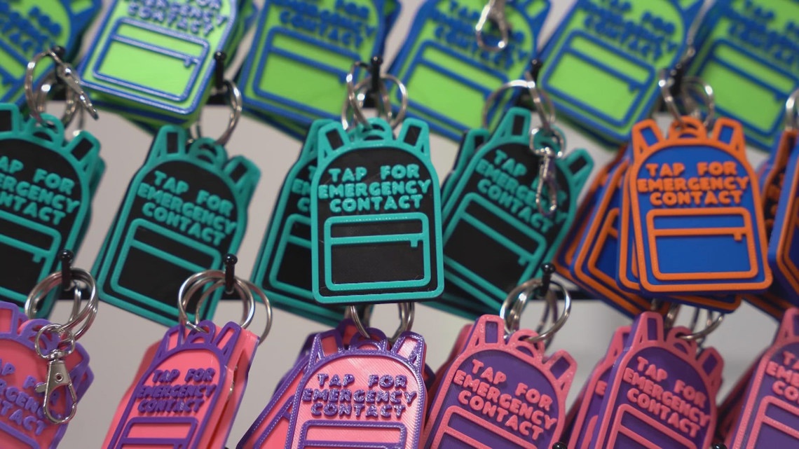 Making Nfc Keychains Texas mom creates NFC keychains for emergency school contact | kvue.com