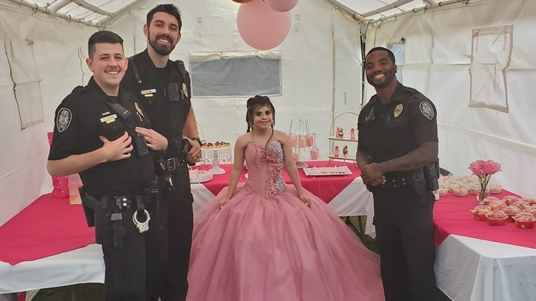 Noise complaint leads to Greensboro police celebrating girl's quinceañera