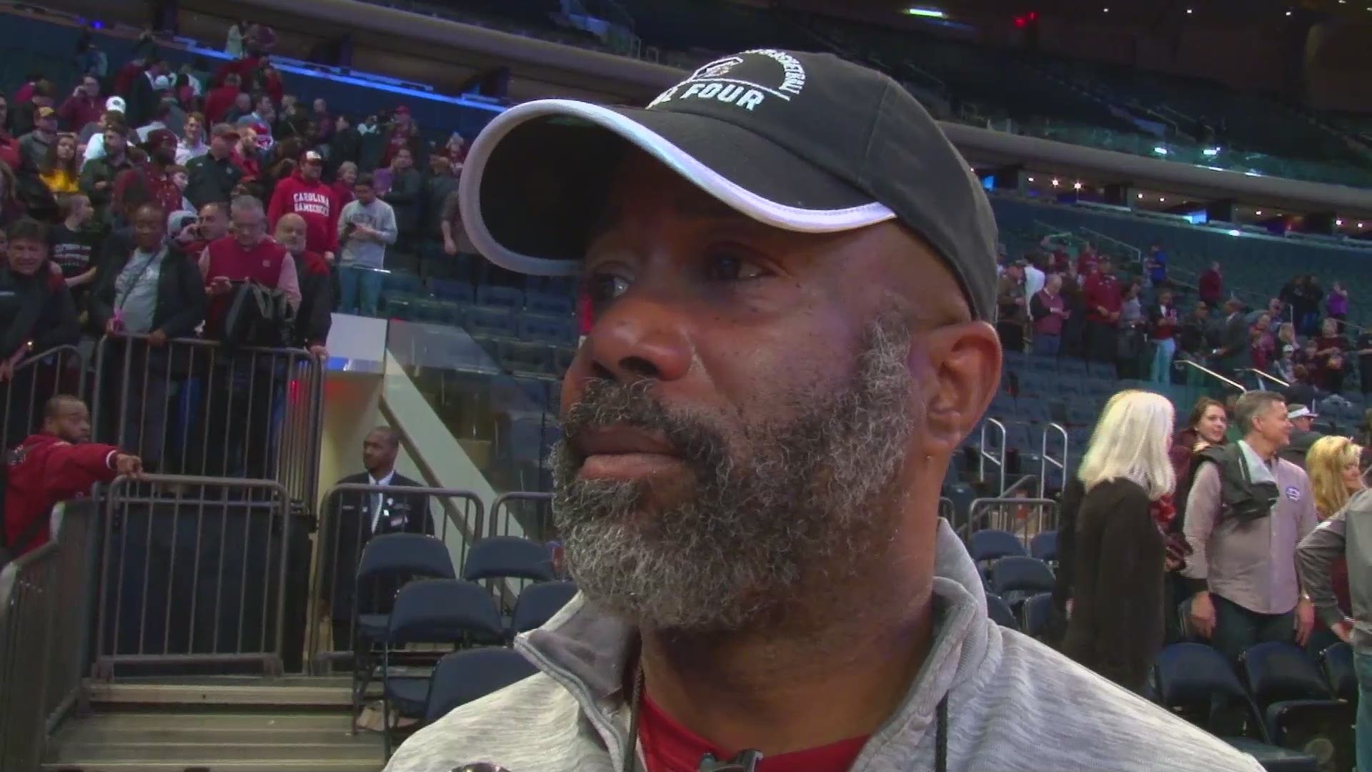 USC superfan Darius Rucker says he cried after the team's win to get into the Final Four.