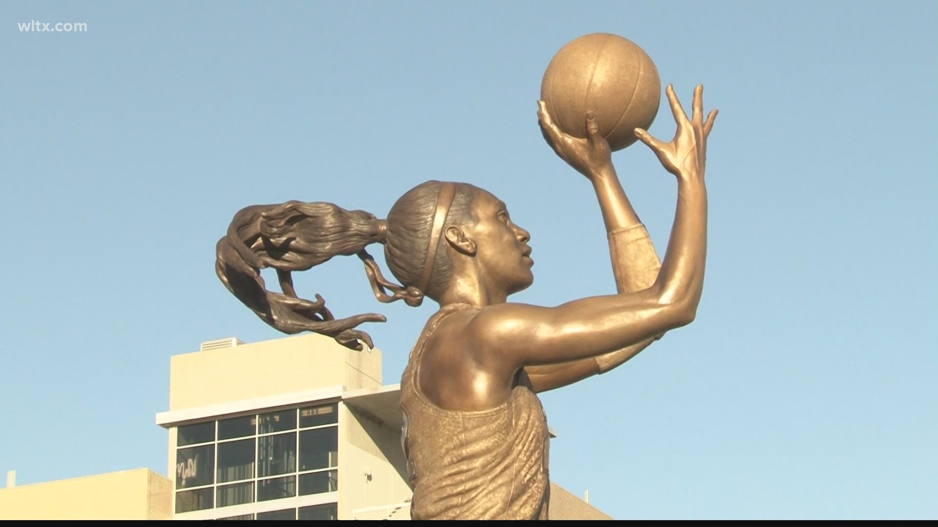 You can see the tribute to what many say is the greatest athlete in Gamecock sports history.