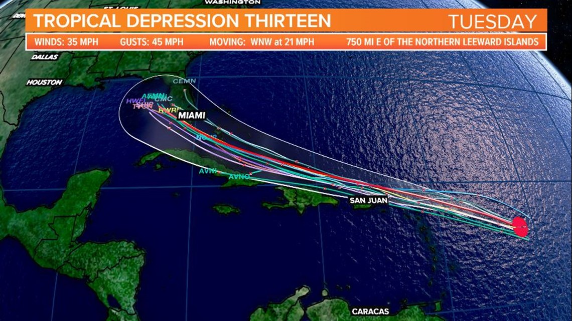 hurricane tracker spaghetti models
