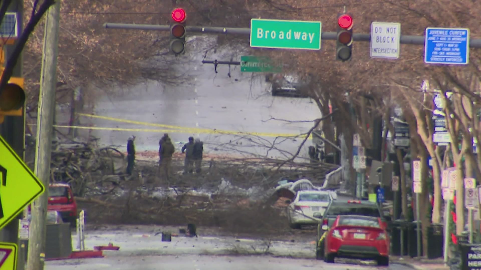 An RV exploded Christmas morning in downtown Nashville.