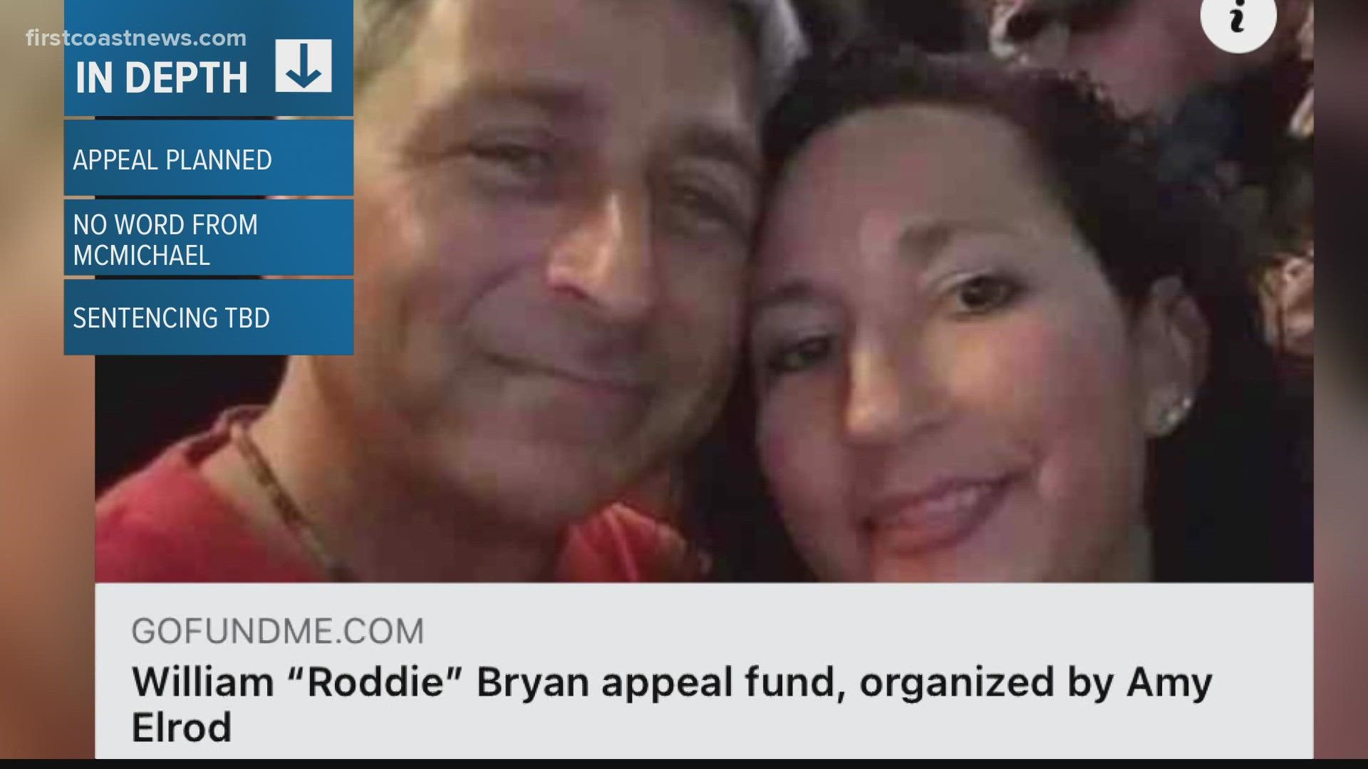 The fiance of William 'Roddie' Bryan created the page to raise money for her husband's appeal.