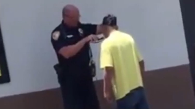 Tallahassee Police officer helps homeless man shave his beard so he can get a job