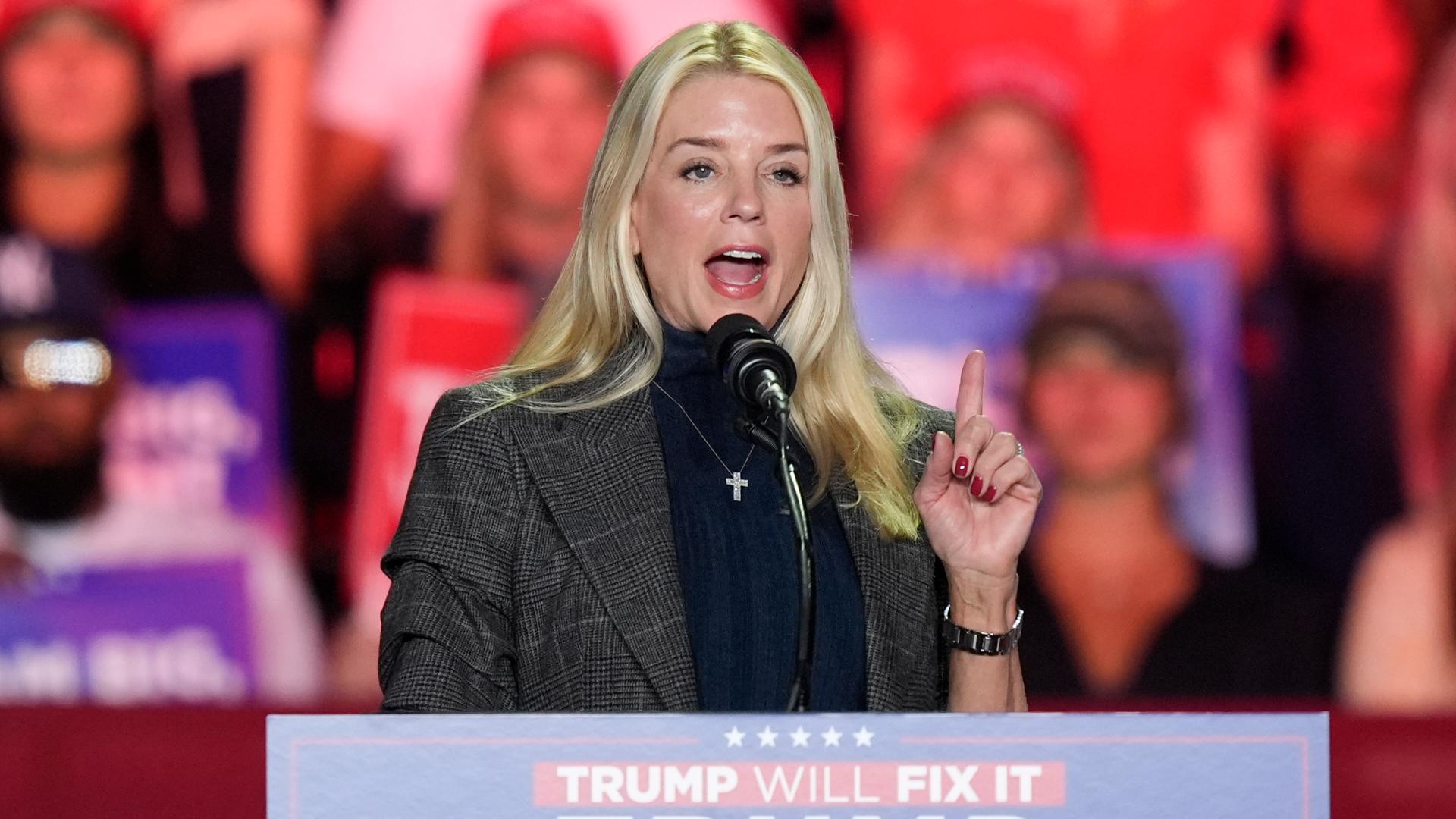 Bondi was among a group of Republicans who showed up to support Trump at his hush money criminal trial in New York that ended in May.