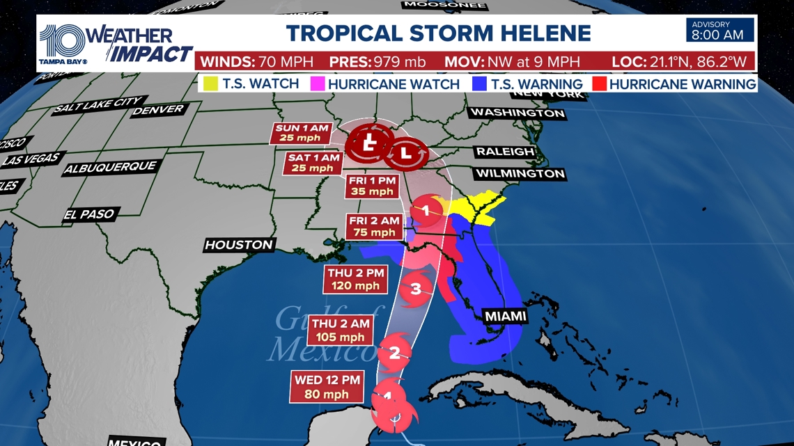 Weather Map Helene Tropical Storm Helene strengthening in Caribbean | kvue.com