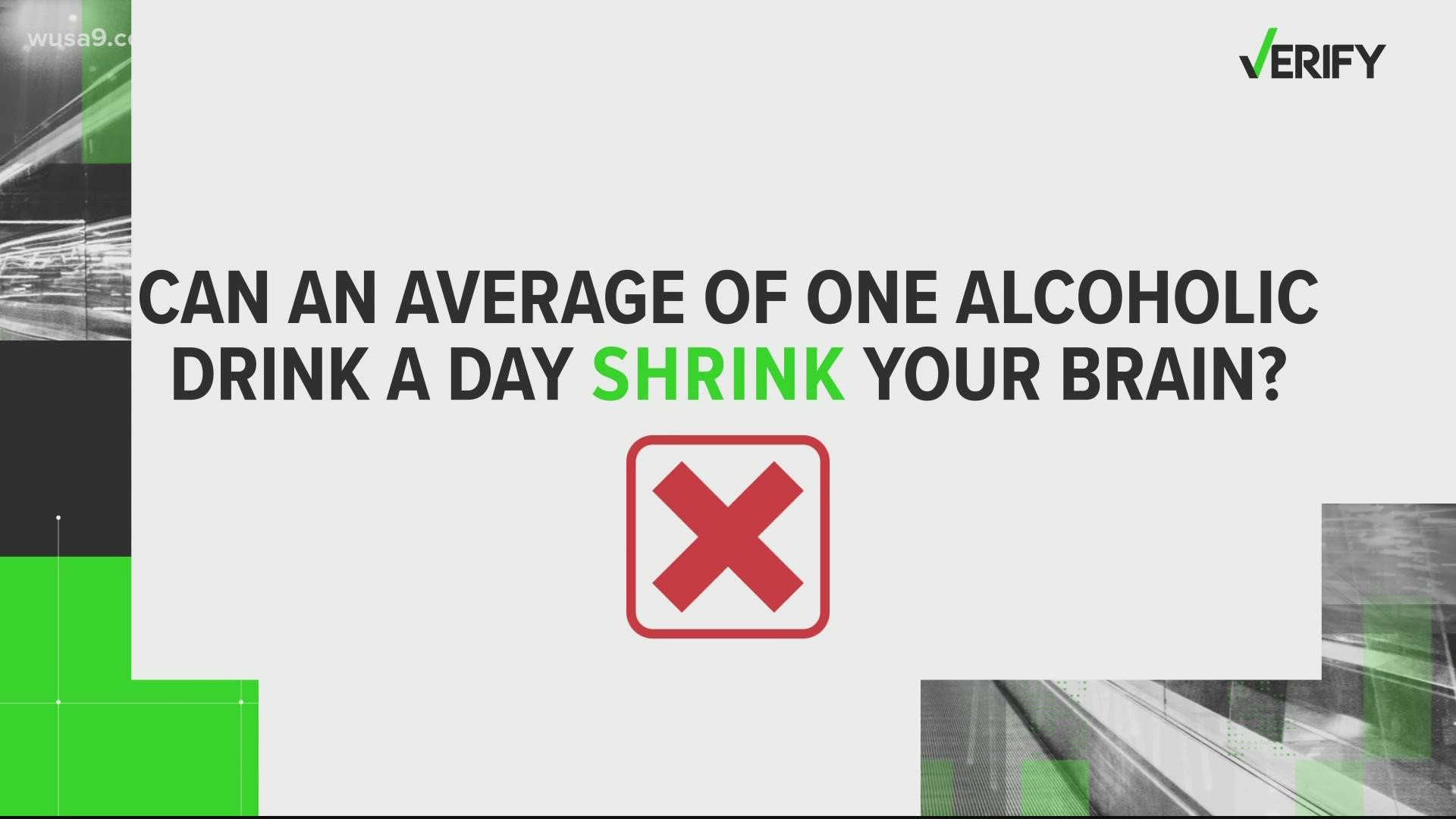 After studying thousands of brain scans, researchers say a viral TikTok video about alcohol and brain shrinkage is "sensationalist."