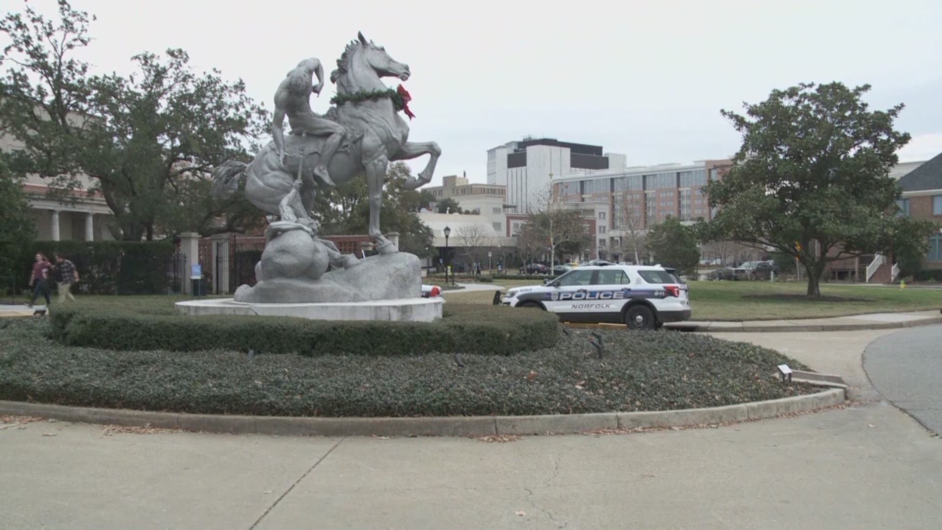 Police investigated a bomb threat made to the Chrysler Museum in Norfolk, Virginia. This is one of a rash of bomb threats made in Hampton Roads and nationwide.