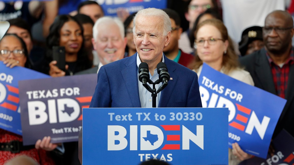 Joe Biden wins 2020 Texas Democratic primary