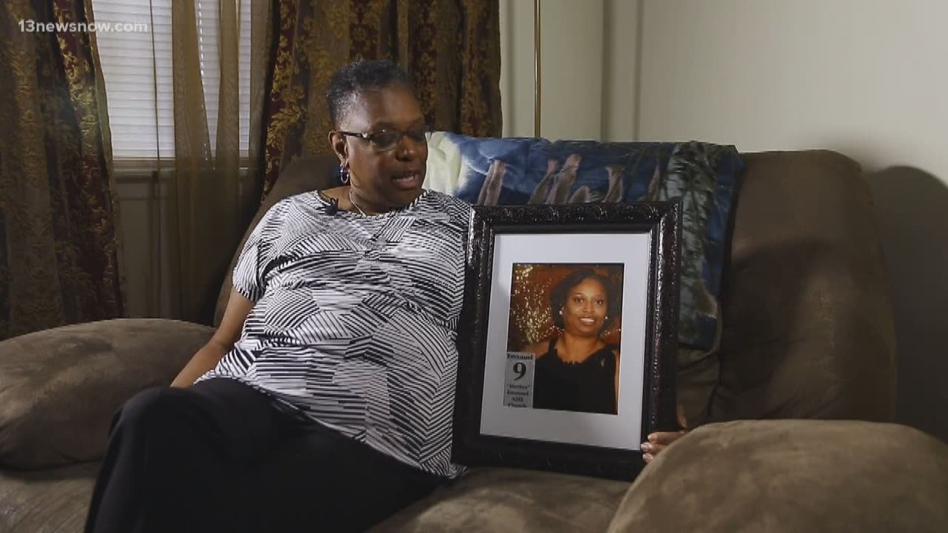 Jackie Jones still remembers the day her family received the call that her sister was one of the victims in the Charleston church shooting. She wants the families of the victims of the Virginia Beach Municipal Center shooting  to know they are not alone and healing is a process.