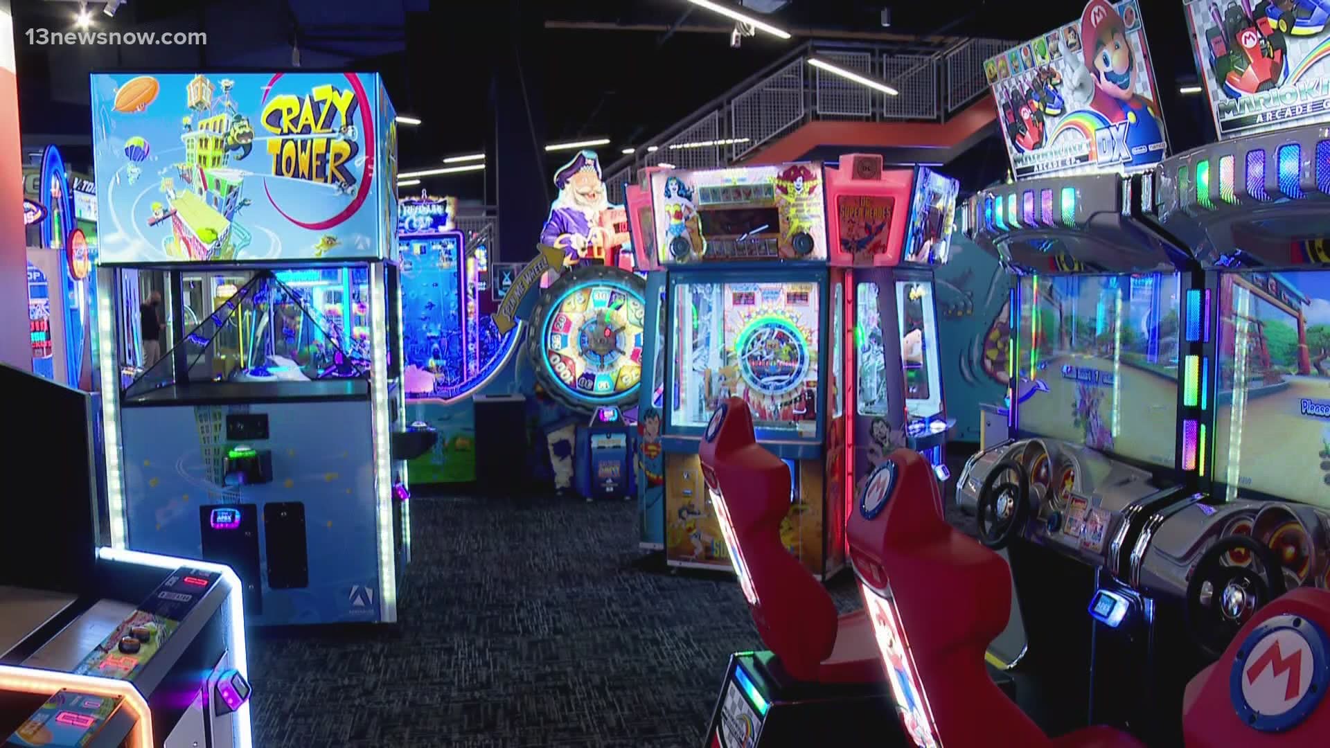Apex Entertainment took over the space where Dick's Sporting Goods used to be. It offers a variety of indoor activities for all ages.