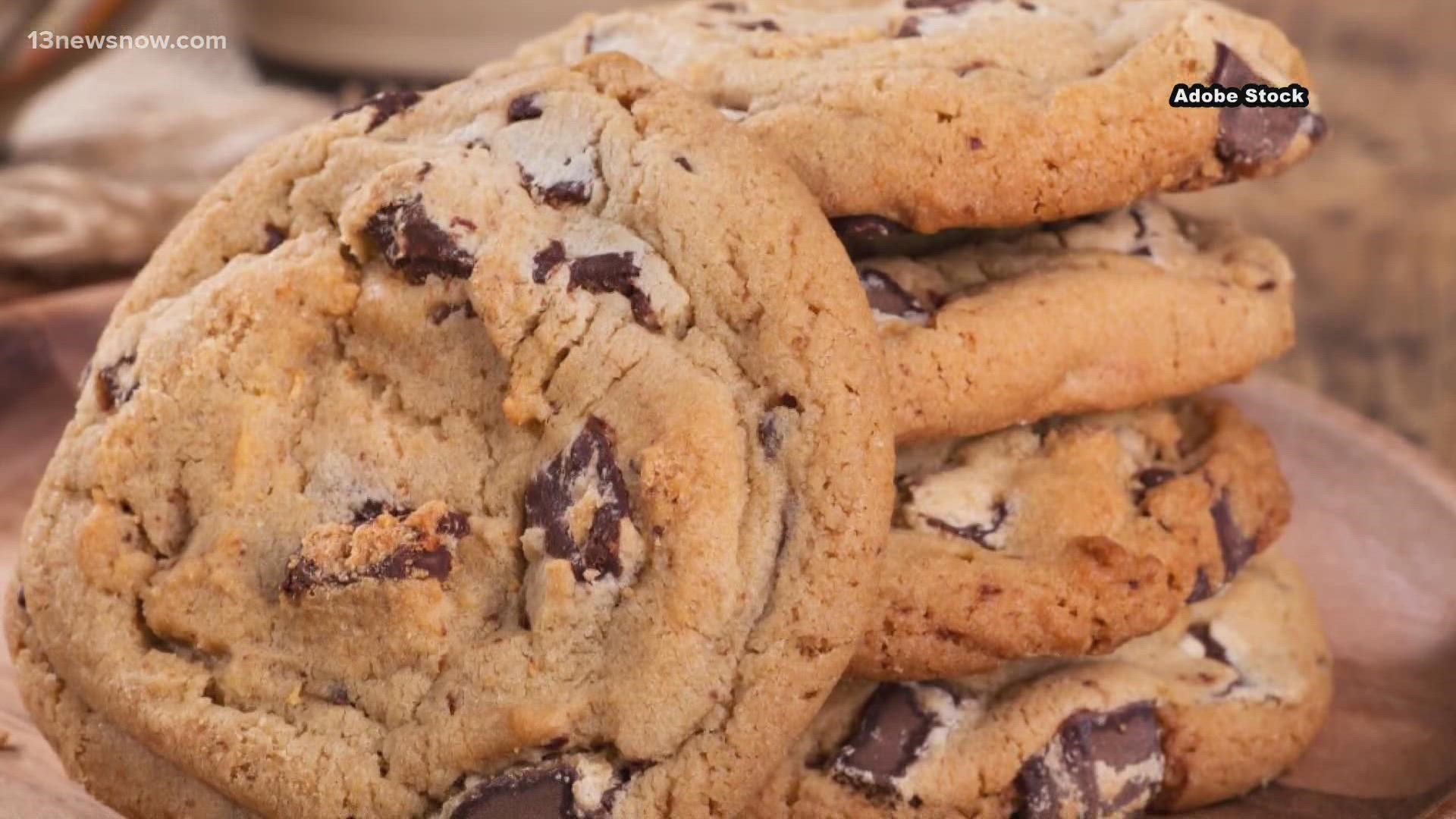 Insomnia Cookies will be giving away free chocolate chip cookies with every purchase.