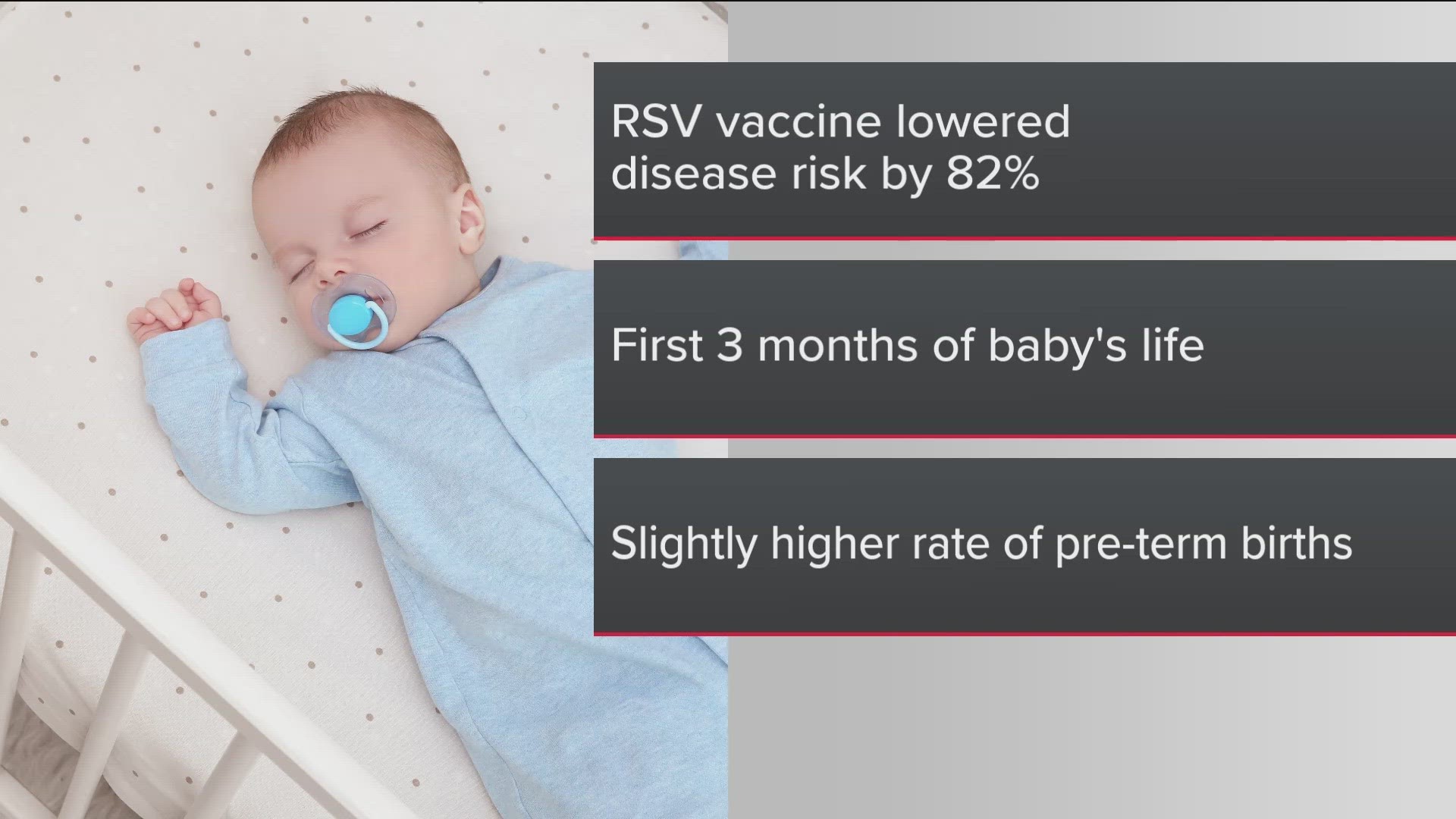 The Pfizer shot would be the first of its kind in the U.S. for infants and pregnant mothers.