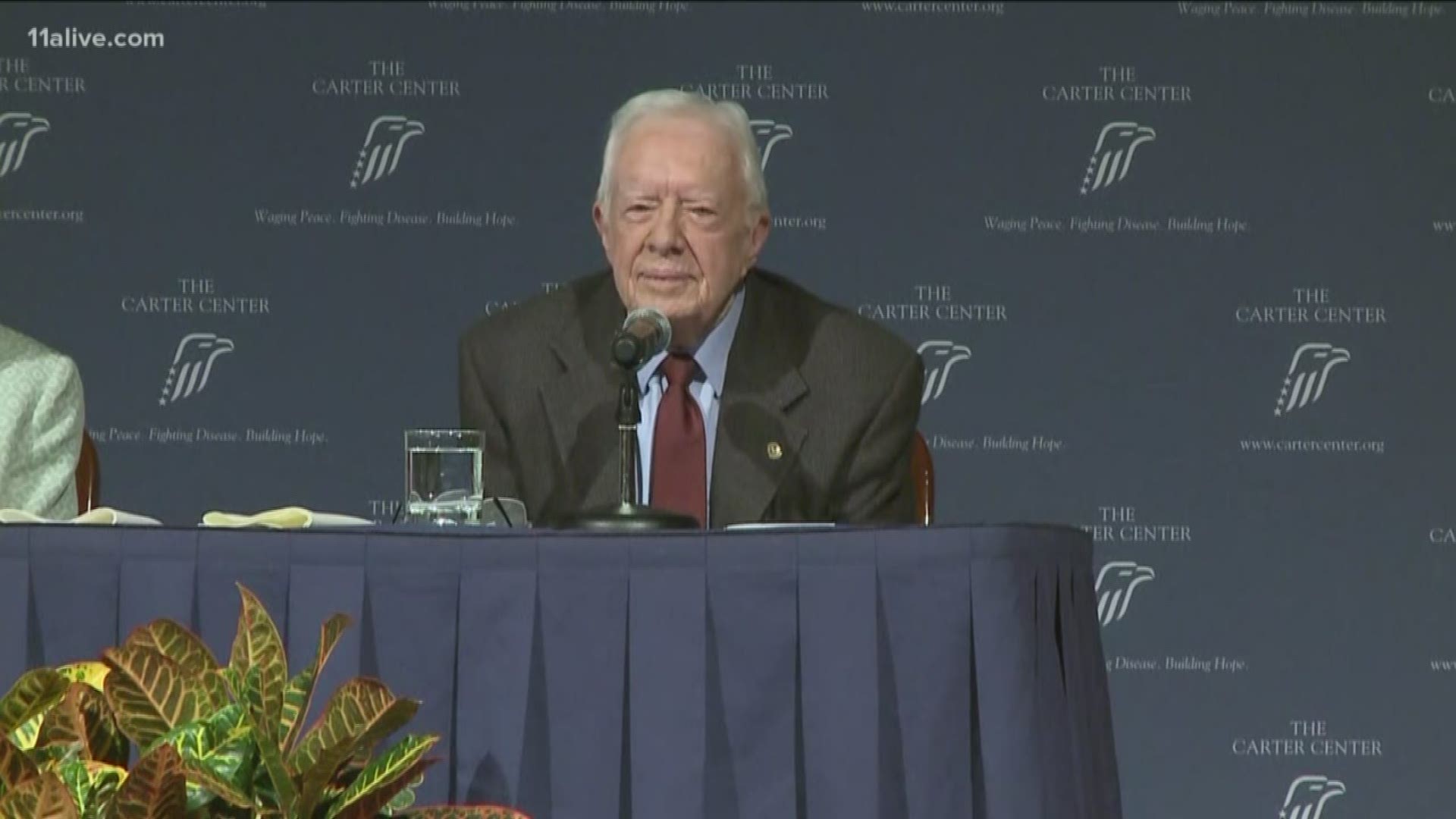 Carter's remark came in response to a joking question about whether he had considered running in 2020...since he's still constitutionally allowed another term.