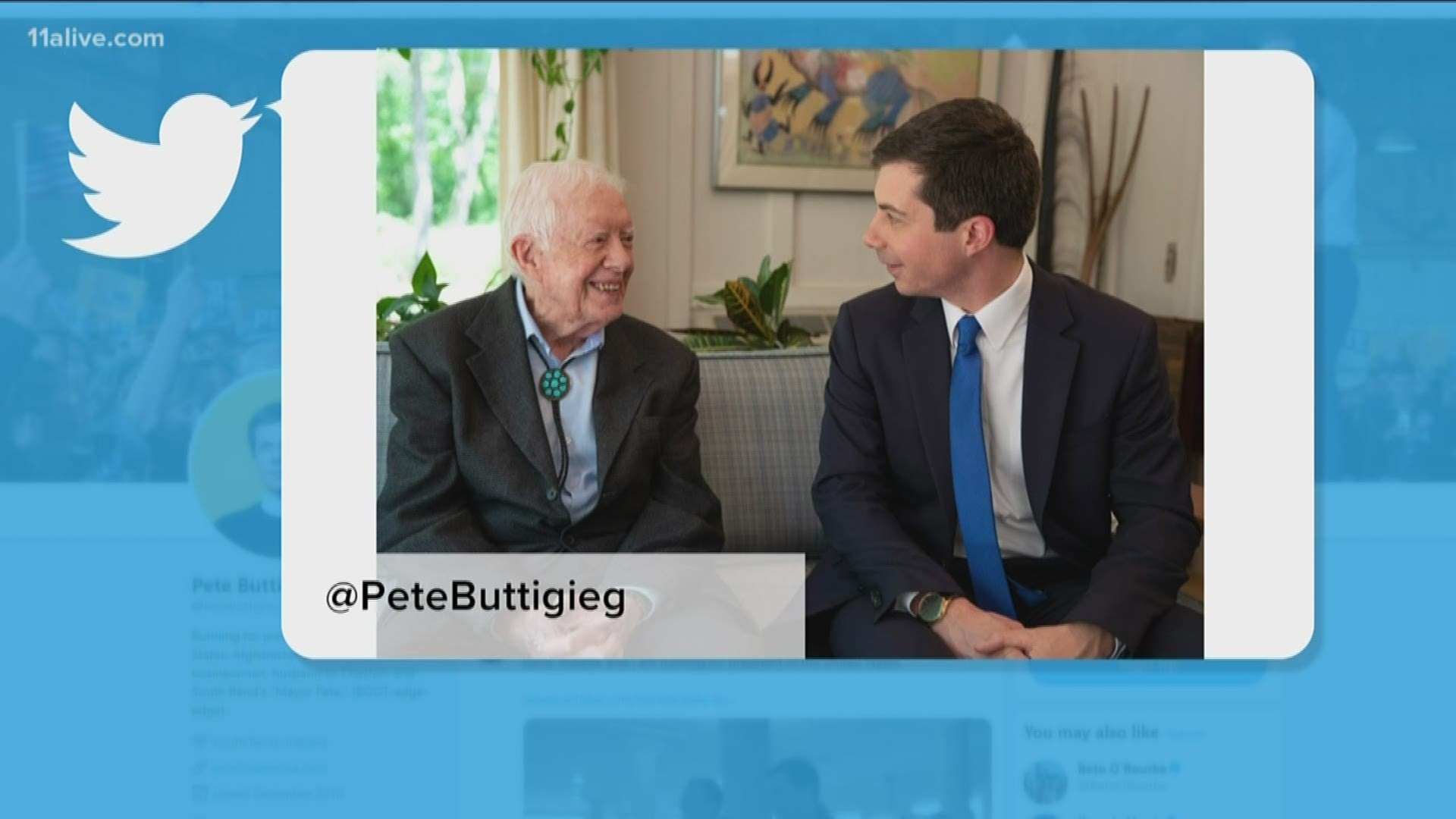 Carter said he knew Buttigieg from working on a Habitat for Humanity project in Indiana where the mayor volunteered.