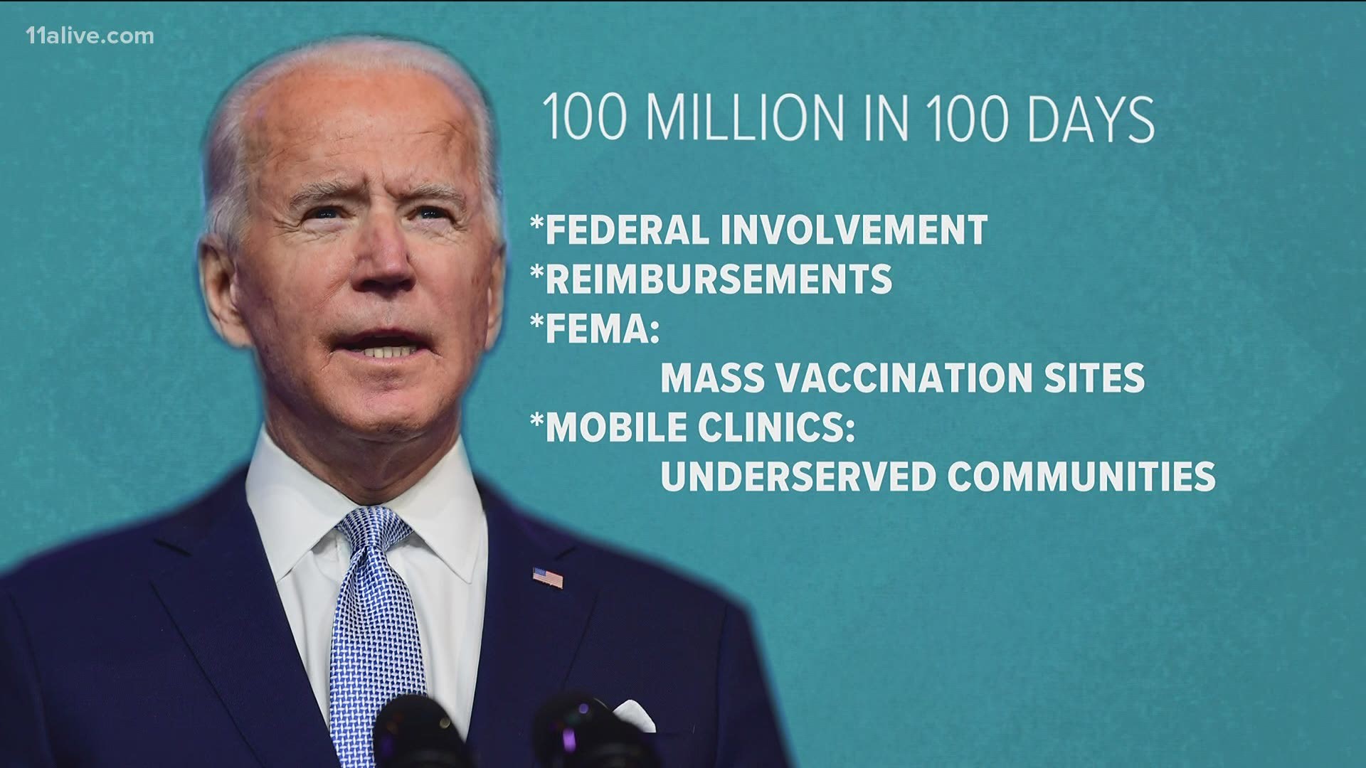 President-elect Joe Biden says he'll use the Cold War-era law for his goal of administering 100 million COVID-19 vaccines by his 100th day in office.