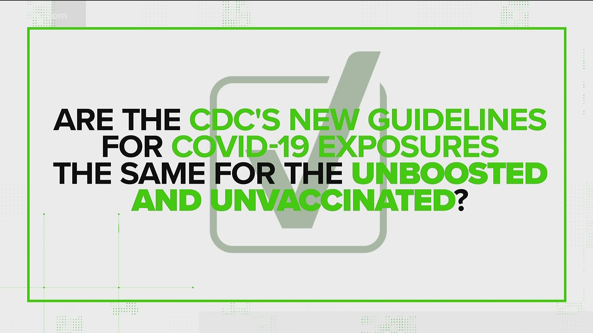There is still some confusion over the guidance for people who have been exposed to the virus.